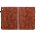 thumbnail image 2 of FJLBDE Case for Lenovo Tab M10 HD (2nd Gen) TB-X306F TB-X306X, Embossed Flower PU Leather Flip Wallet Folio Stand Cases Cover, Brown, 2 of 7