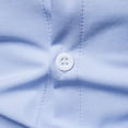 thumbnail image 5 of IROINNID Button Up Shirts for Men Floral Embroidery Slim Fit Long Sleeve Band Collar Dress Shirts,Light blue, 5 of 9