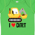 thumbnail image 4 of Inktastic Construction Truck I Love Dirt Boys or Girls Baby Bodysuit, 4 of 5