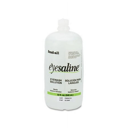 Fendall Eyesaline Eyewash Saline Solution Bottle Refill 32 oz