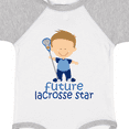 thumbnail image 4 of Inktastic Future Lacrosse Star Boy Boys Baby Bodysuit, 4 of 5
