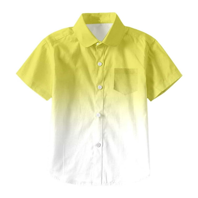 TZEWGL Cute Shirt For Child Patchwork Short Sleeve Tie Dye Prints Trendy Clothes For Infnants size 6-7T