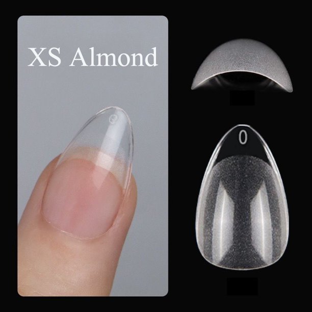120 Uds sistema de extensión de puntas de uñas postizas Gel suave X uñas postizas almendra esculpida cubierta completa Prensa en puntas de uñas Tan Jianjun unisex