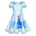 thumbnail image 1 of Girls Dress Blue Snow Queen Snow Castle Party Princess 3 Years, 1 of 6