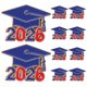 thumbnail image 1 of WHAMVOX 10Ud Broches De Graduación Como Recuerdo Y Para Festividades Escolares 2026, 1 of 6
