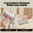 thumbnail image 6 of Foldable Extra Large Tearable Lint Roller - Portable Pet Hair Remover for Clothes and Upholstery, Easy-To-Tear Sheets to Remove Pet Fur, Compact Design for Travel and Home, 6.85*9.45in, Pink, 6 of 6