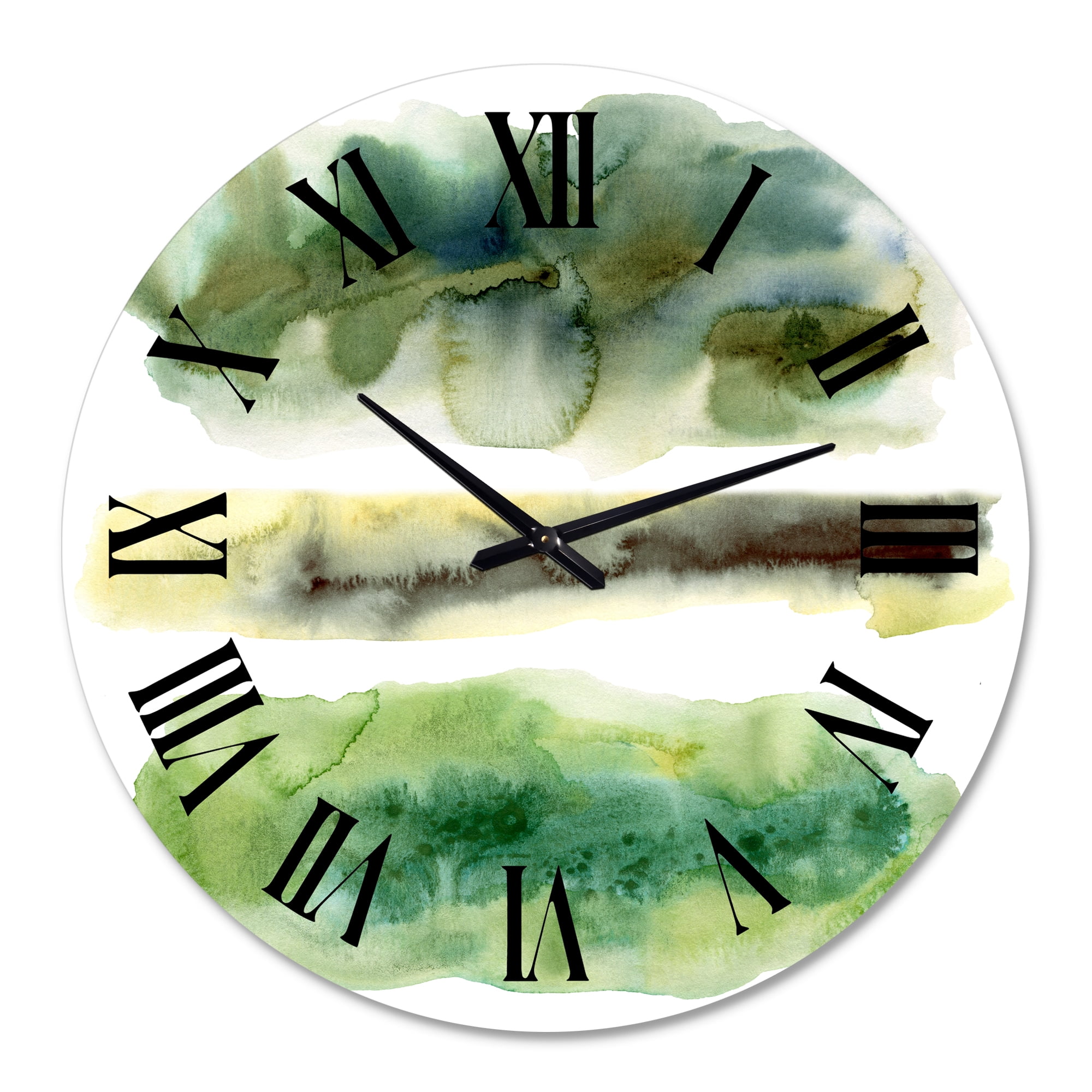 Designart 1 in Quartz Farmhouse Wall Clock
