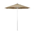 thumbnail image 1 of California Umbrella Venture 7.5' Silver Market Umbrella in Linen, 1 of 3