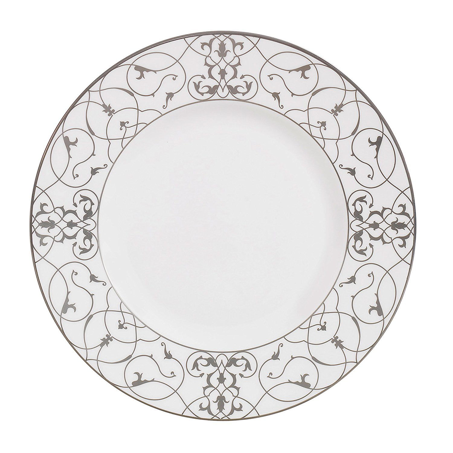 9 White Wedgwood Imperial Scroll Accent Salad Plate