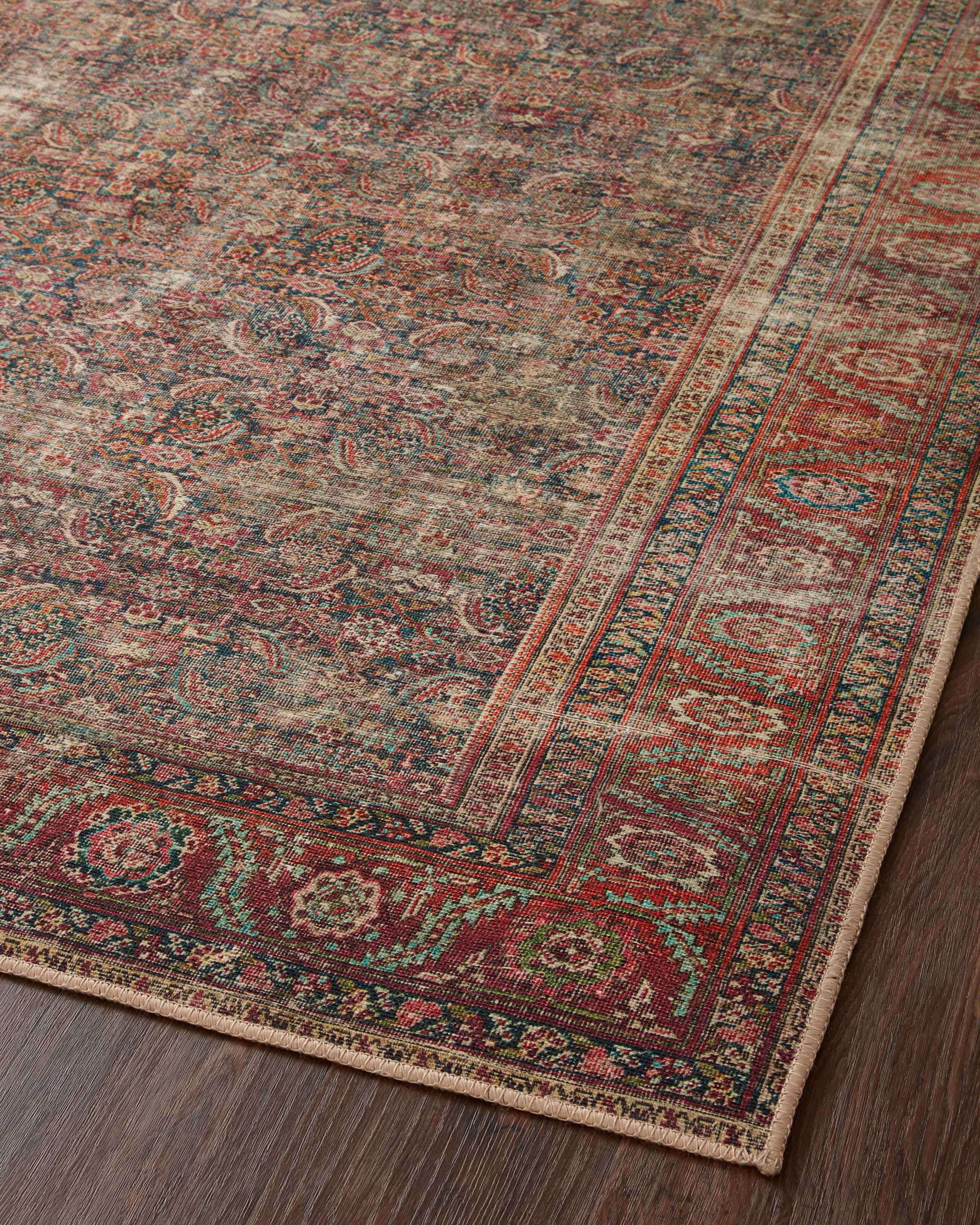 Loloi Wynter Onyx / Multi 5'-0" x 7'-6" Area Rug