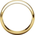 thumbnail image 2 of 7mm Half Round Band in 14k Yellow Gold - Size 12, 2 of 9