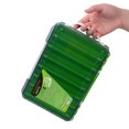 thumbnail image 2 of Organizador De Almacenamiento De Pesca Organizador De Almacenamiento De Pesca Caja de pesca de carpa de doble cara portátil con orificio de drenaje para artes de pesca (verde L), 2 of 8