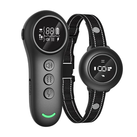 WHUDWHU Rechargeable 3 in 1 Dog Trainer Remote Control Bark Stopper Device