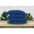 thumbnail image 3 of BedDecor 300 GSM 1 Pcs Solid (Medium Blue,Twin/Twin Xl) 100% Egyptian Cotton Base Comforter, 3 of 8