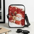 thumbnail image 4 of Binienty Cute Crossbody Bags For Women Christmas Gifts Santa Claus and Reindeer Messenger Bags Shoulder Cross Body Sling Bag Travel Purses For Women Crossbody Bag with Adjustable Strap, 4 of 6