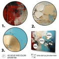 thumbnail image 3 of Designart "composition Impressions II" Abstract Collages Floater Framed Wall Art Print, 3 of 7