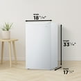 thumbnail image 3 of Danby 3.2 cu. ft. Compact Fridge in White (DAR032B2WM), 3 of 5