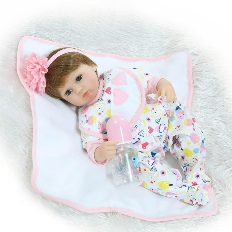 40cm/15.75inch Realistic Reborn Baby Dolls Look Real Life Toddler