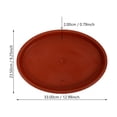 thumbnail image 4 of SHISUYAN 5 Pcs Plaques de Base en Plastique pour Pots de Fleurs Plateaux d'Eau Accessoires Rouges, 4 of 8