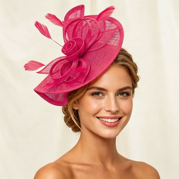 Wedding Party Fascinator Headpiece Hat for Ladies Day Events Fall Things for Women