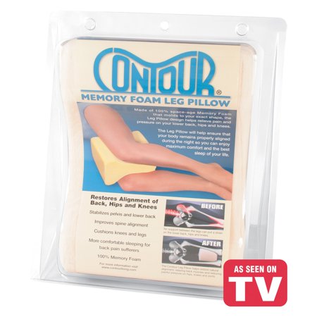 Contour Memory Foam Leg Pillow Walmart Com