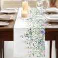 thumbnail image 3 of Table Runners 72 Inches Long Dress Scarves, Eucalyptus Leaves Farmhouse Kitchen Table Runner, Coffee Tablerunners, Sage Green Weeping Summer Botanical 14x72 Inch, 3 of 9
