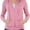 Mauve, variant on Women's Thin Fabric Long Sleeve Kangaroo Pocket Zip Up Hoodie - Mauve - Medium