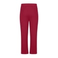 thumbnail image 4 of Sweatpants for Men- Wide Leg Loose Solid With Pockets Zip-up Gym Men‘s Pants Blue L, 4 of 4