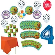Scooby Doo Party Supplies 4th Birthday 8 Guest Table Decorations and Balloon Bouquet
