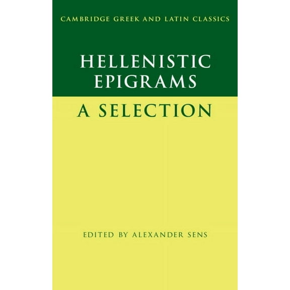 Cambridge Greek and Latin Classics Hellenistic Epigrams, (Paperback)