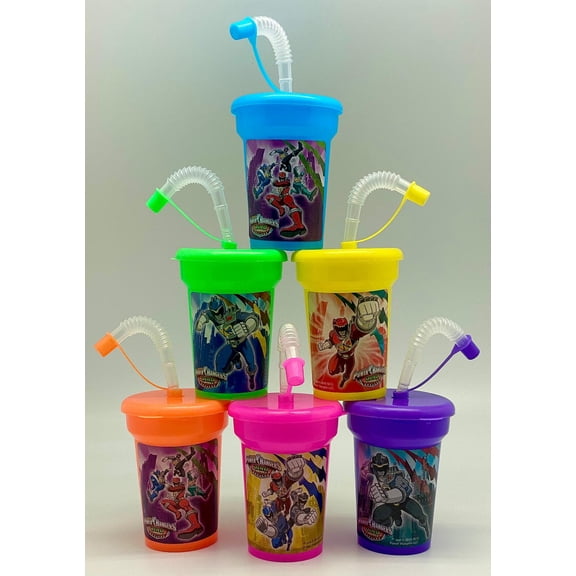 Create Your Own “Power Ranger“ Sipper Cups