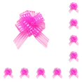 thumbnail image 3 of Bewildely Tire de la cinta de los lazos para envolver regalos Decoración festiva de la boda Multicolor Multifuncional para la Rosa oscuro 10piezas, 3 of 6