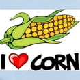 thumbnail image 2 of CafePress - I Love Corn Infant Bodysuit - Baby Light Bodysuit, Size Newborn - 24 Months, 2 of 4