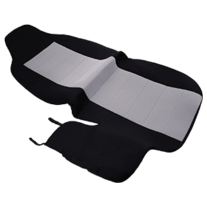 Driver & Passenger Black & Gray Seat Cover Replacement for 2004-2012 Ford Ranger 60/40 High Back Bench