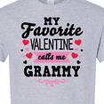 thumbnail image 4 of Inktastic Valentine's Day My Favorite Valentine Calls Me Grammy T-Shirt, 4 of 5