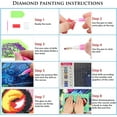 thumbnail image 4 of Cartoon Theme DIY Diamond Painting Kits for Adult 5D Full Drill Craft Painting Kits Home Wall Decor 12 x 16 inch., 4 of 5