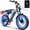 Blue, variant on ESKUTE V300D Ebike for Adults, Up to 19MPH Electric Bicycle, 749W Motor, 48V Removable Battery, 20" x 4.0" Fat Tire E-Bike, Full Suspension, 7-Speed for All Terrain Black, UL2849