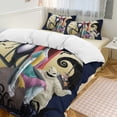 thumbnail image 2 of The Nightmare Before Christmas Practical Fabric Sleep Ready Texture High Thread Composition Duvet Cover Sets Convenience, 2 of 5