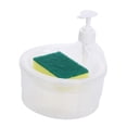 thumbnail image 6 of Soap Dispenser and Scrubber Holder Kitchen Soap Dispenser for Kitchen Hotel Clear, 6 of 8