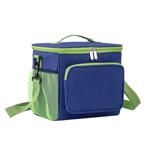Naiovety Bolsa para lonchera duradera, fácil de limpiar, material de aislamiento térmico multifuncional, Tessuto Oxford Organizadores de utensilios de cocina cian