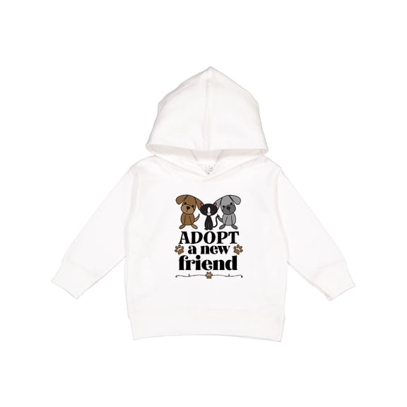 Inktastic Rescue Pet Animal Adopt a New Friend Toddler Hoodie