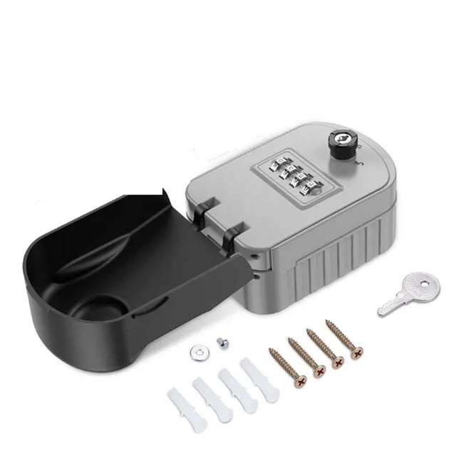 Key Lock Box with 4 Digit Combination Spare Key Sturdy Key Safe Box ,Widely Used
