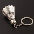 thumbnail image 4 of Llavero de bádminton de metal, genial llavero para coche, bolso, decoración, regalo creativo., 4 of 5