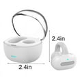 thumbnail image 3 of openpig Clip-on Earbuds, Open Ear Earbuds, Bone Conduction Headphones, Lightweight Open Ear Headphones, Sports Ear Buds, for Glasses Wearers and Workouts (Black), 3 of 5