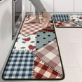thumbnail image 2 of Kitchen Rugs Sets Of 2,Pioneer Flower Floral Print Pattern Anti Fatigue Kitchen Mat Rugs Non Slip Washable,Decorative Kitchen Floor Mats for Kitchen,Sink,Laundry,17"x47"+17"x47", 2 of 5