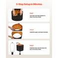thumbnail image 5 of VEVOR Drum Lamp Shade 2 Set, 13 in Top x 13 in Bottom x 10 in High, Medium Drum Lampshade with Harp, Replacement Lamp Shade for Table Lamps Floor Lamps Pendant Lights, Black Diamond Hollow Design, 5 of 9