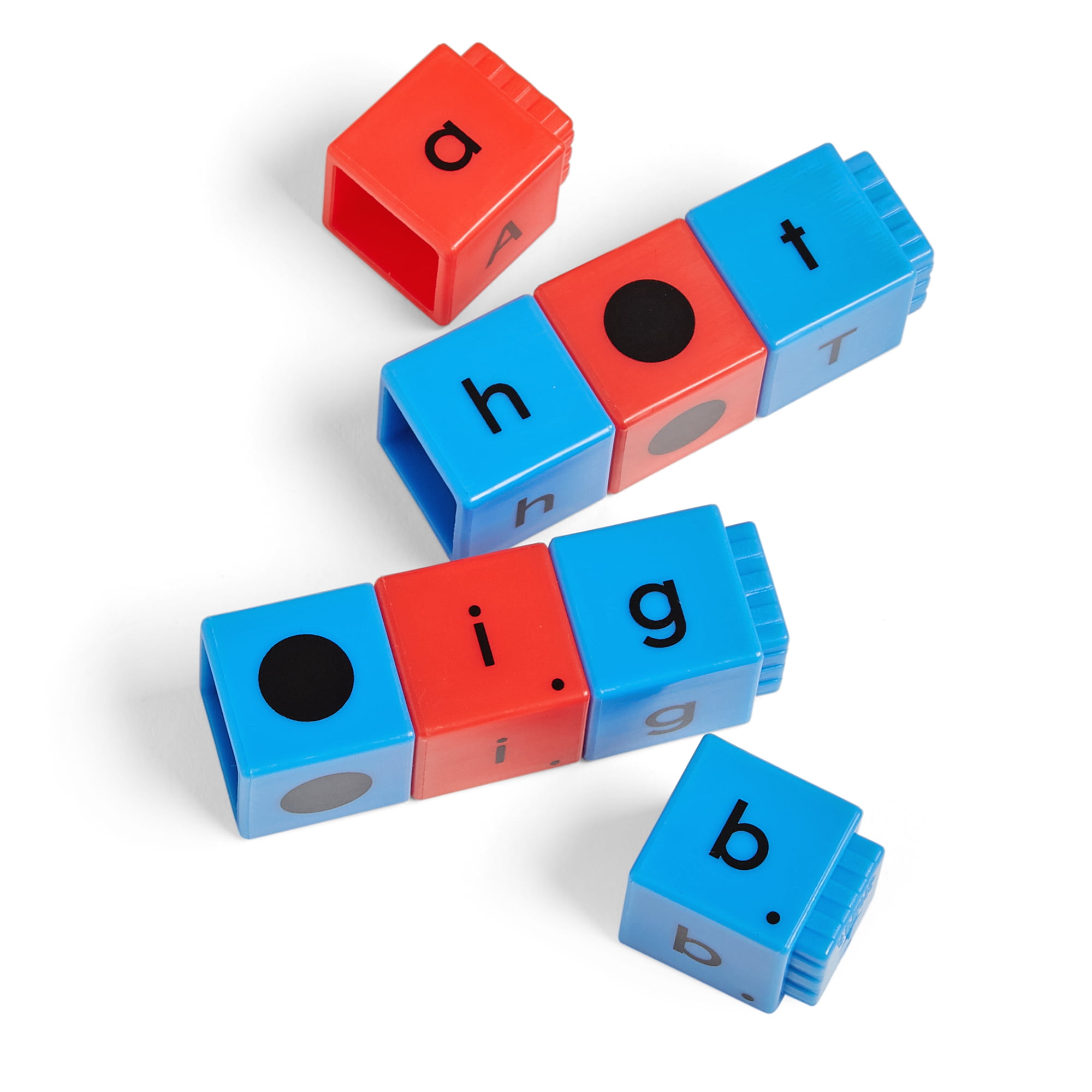 hand2mind Reading Rods Alphabet & CVC Words, Word Building Activities, Letter Blocks