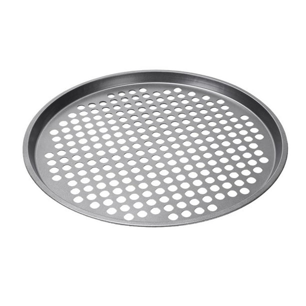 Bandeja para pizza con agujeros, práctica bandeja para servir pizzas, ideal para el hogar, pasteles y pan. 36 cm