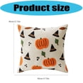 thumbnail image 3 of Polyester Halloweens Pillow Case Machine Washable Embroidery Artwork for Sofa Bed Office Styling, 3 of 12
