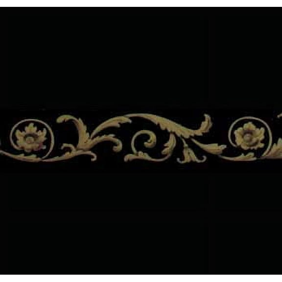 Small Renaissance Scroll Wall Stencil by Jeff Raum